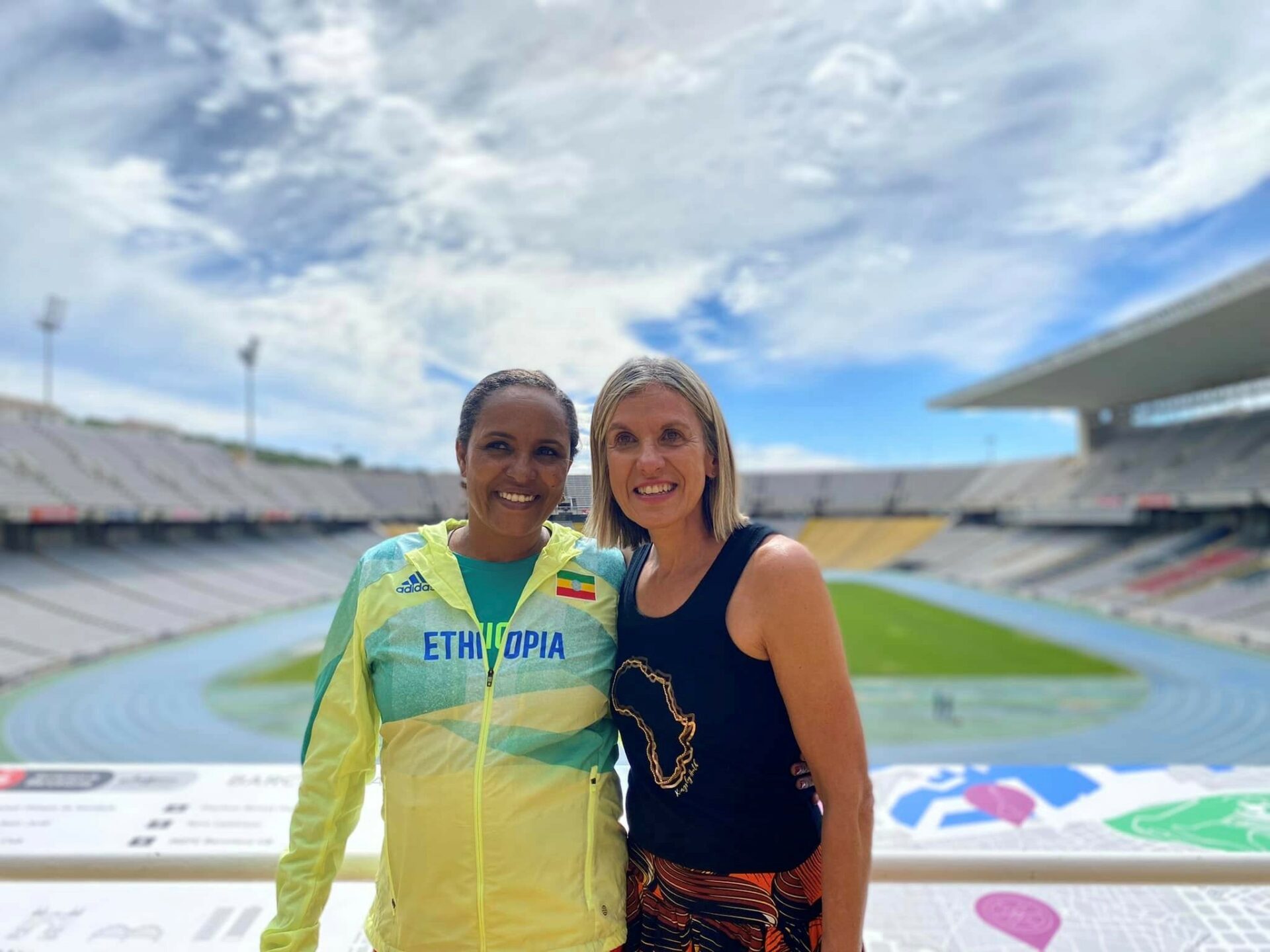 Derartu Tulu and Elana Meyer Reunite in Barcelona 30 Years after Epic Olympic 10,000m Final